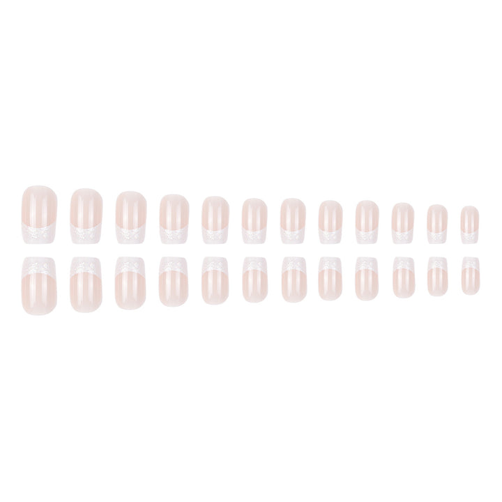 Elegant French Tip Press-On Nails Kalsten 1789085678