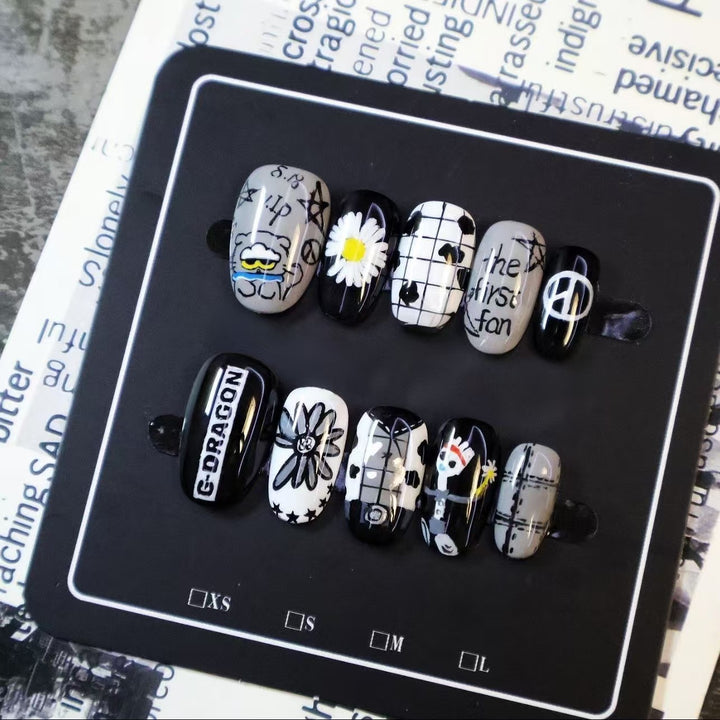 Artistic Press-On Nail Set Kalsten