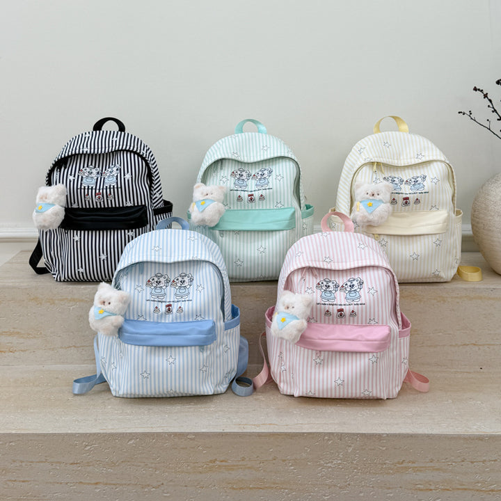 Backpack with Colorful Animal Design and Practical Compartments Kalsten