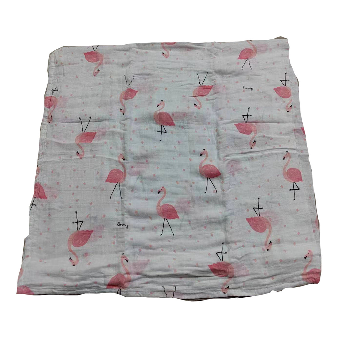 Cotton Muslin Baby Blanket with Heart Pattern kalsten
