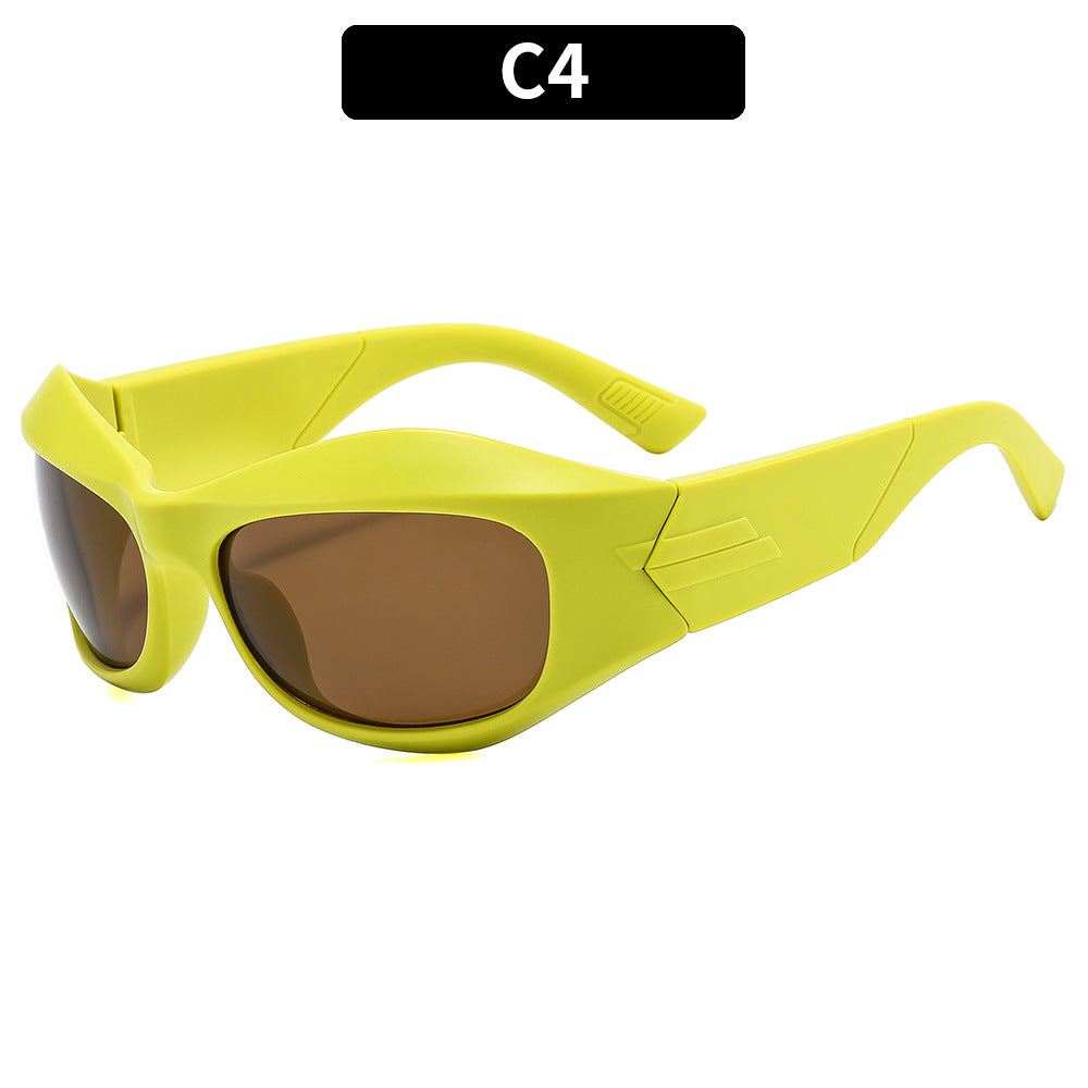 Sporty Protective Wrap Sunglasses