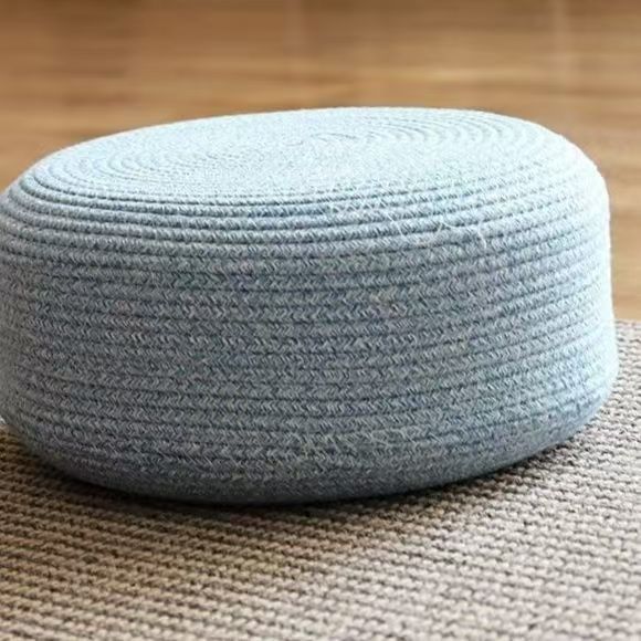 Handcrafted seat pouf Kalsten