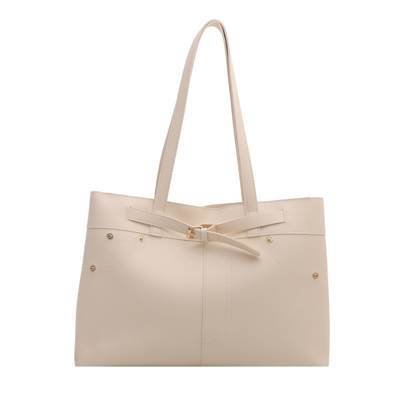 Chic Faux Leather Tote Bag