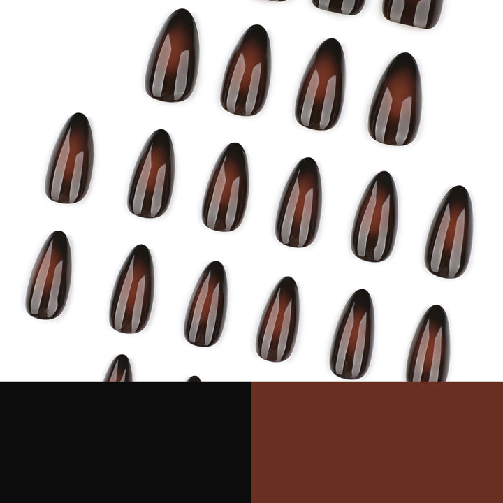 Artistic Stiletto Nails with Glossy Finish Kalsten