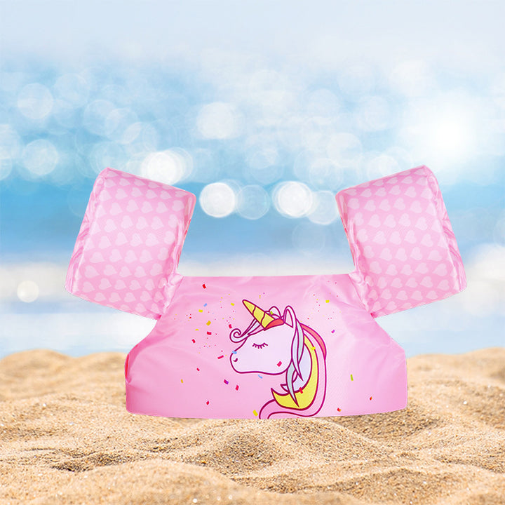Women's Inflatable Swimming Aid with Colorful Flamingo Design Kalsten