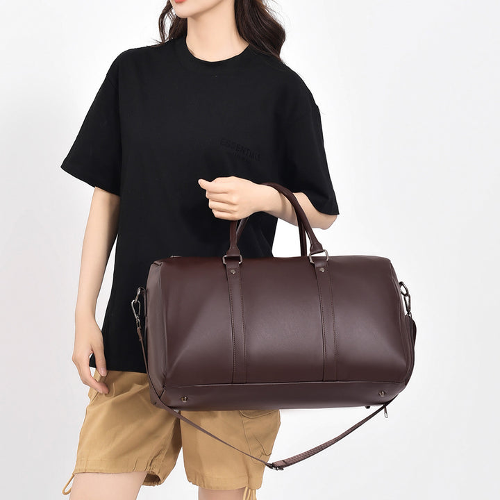 Premium Leather Travel Duffel Bag Kalsten