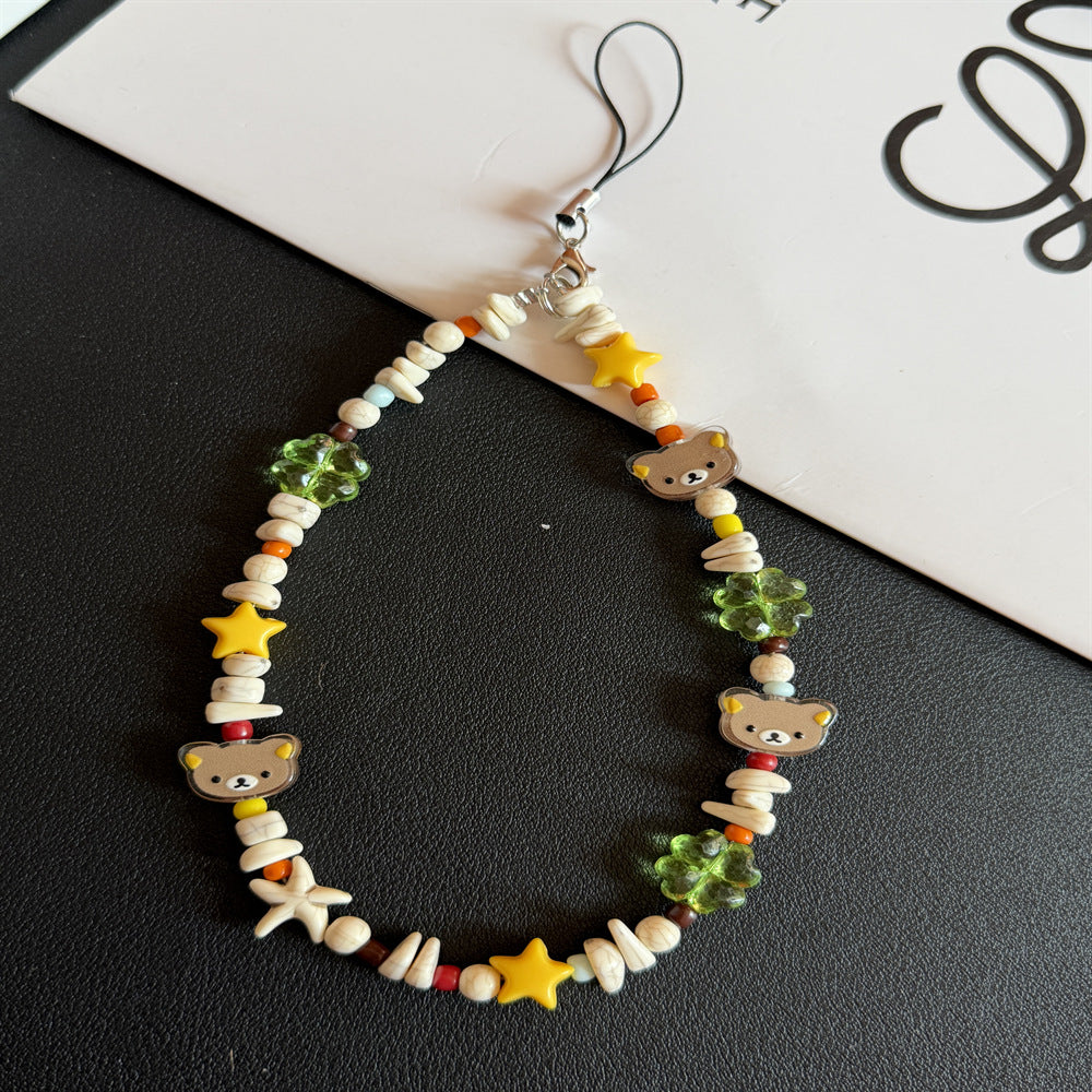 Fun-Themed Beaded Keychain Holder Kalsten