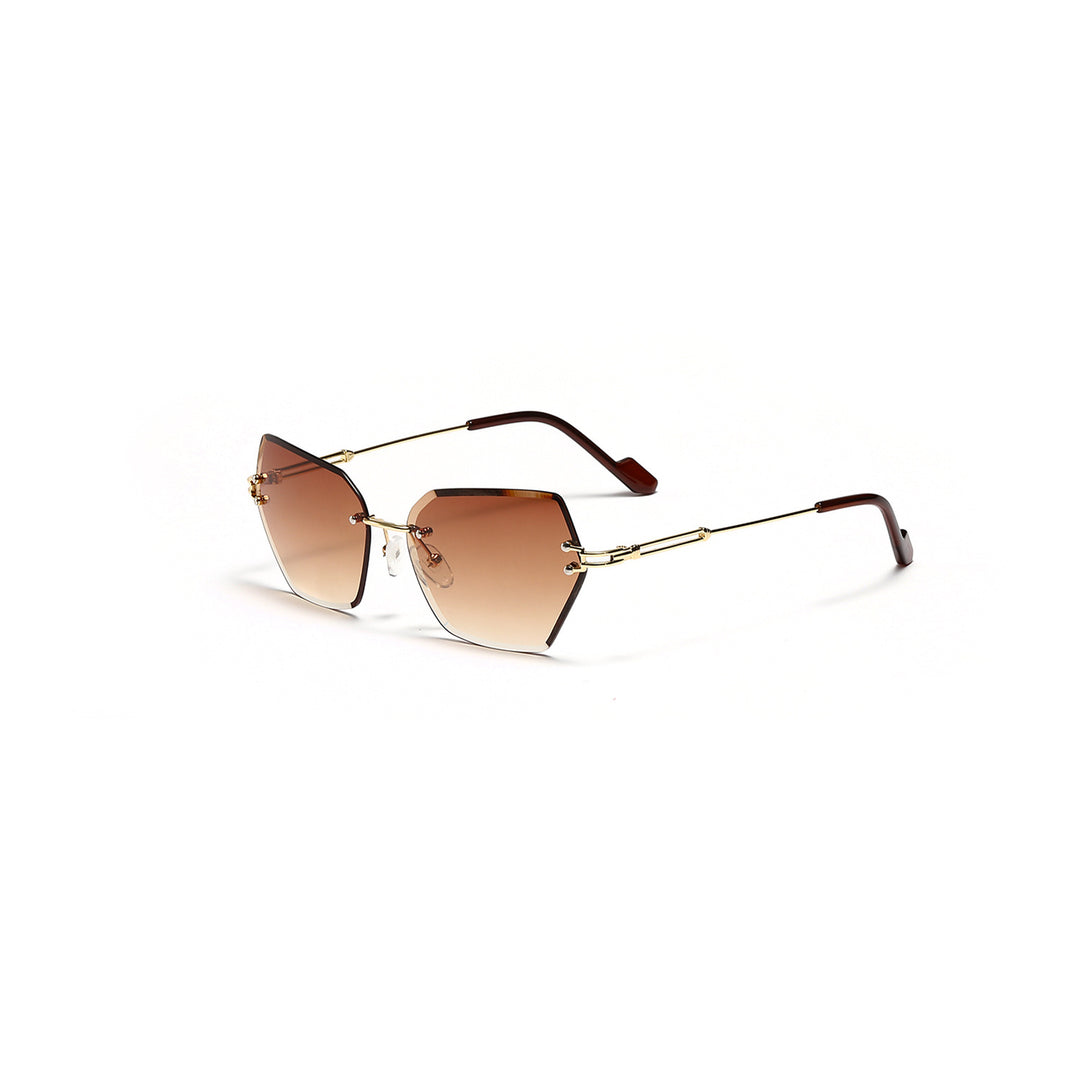 Women's modern sunglasses with stylish hexagonal frame Kalsten