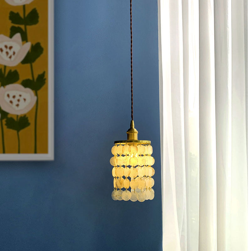 Vintage-Style Glass Pendant Light