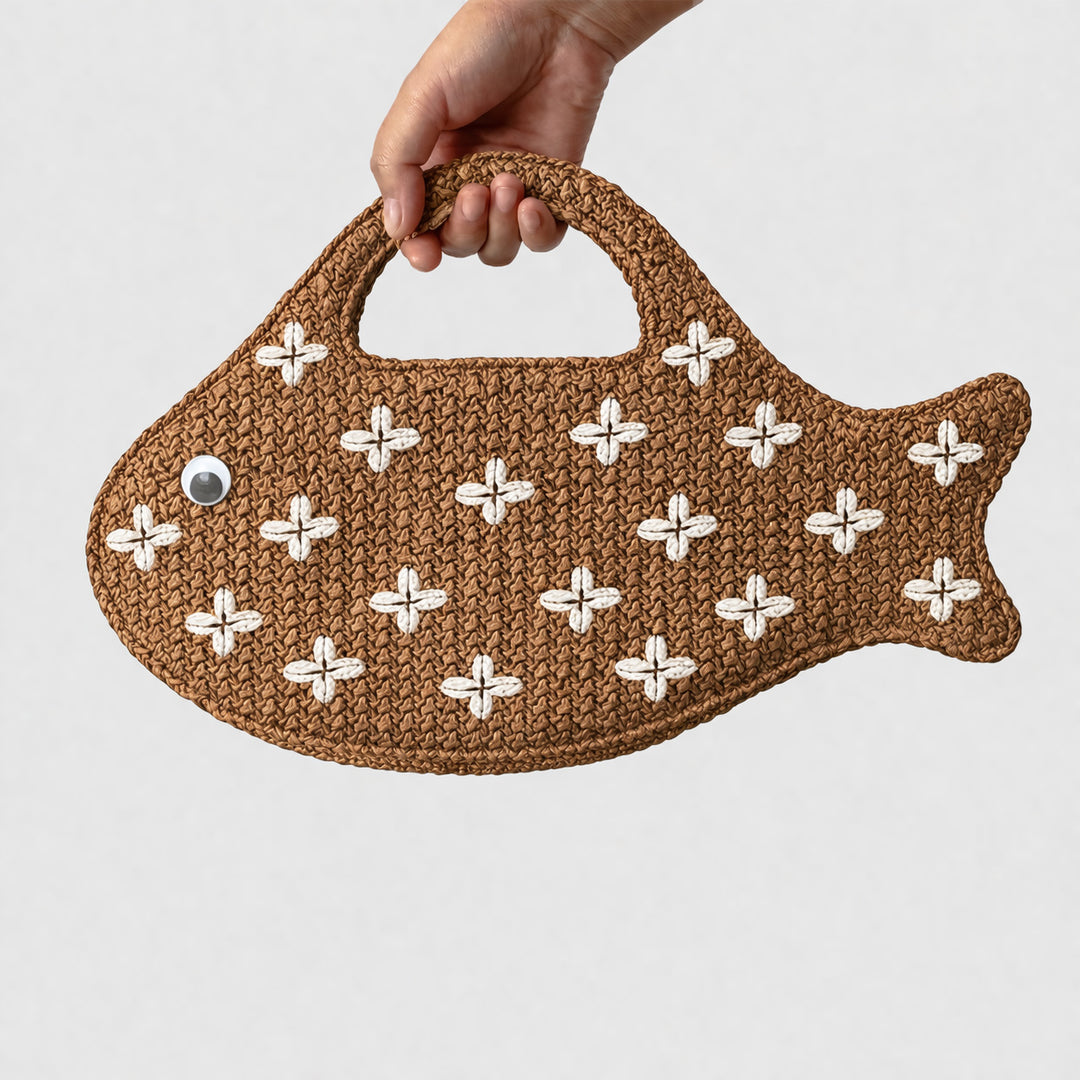 Playful Fish-Shaped Handbag  1790618688
