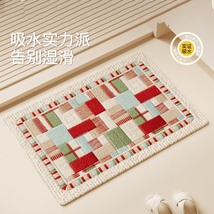 Colorful Geometric Kitchen Mat