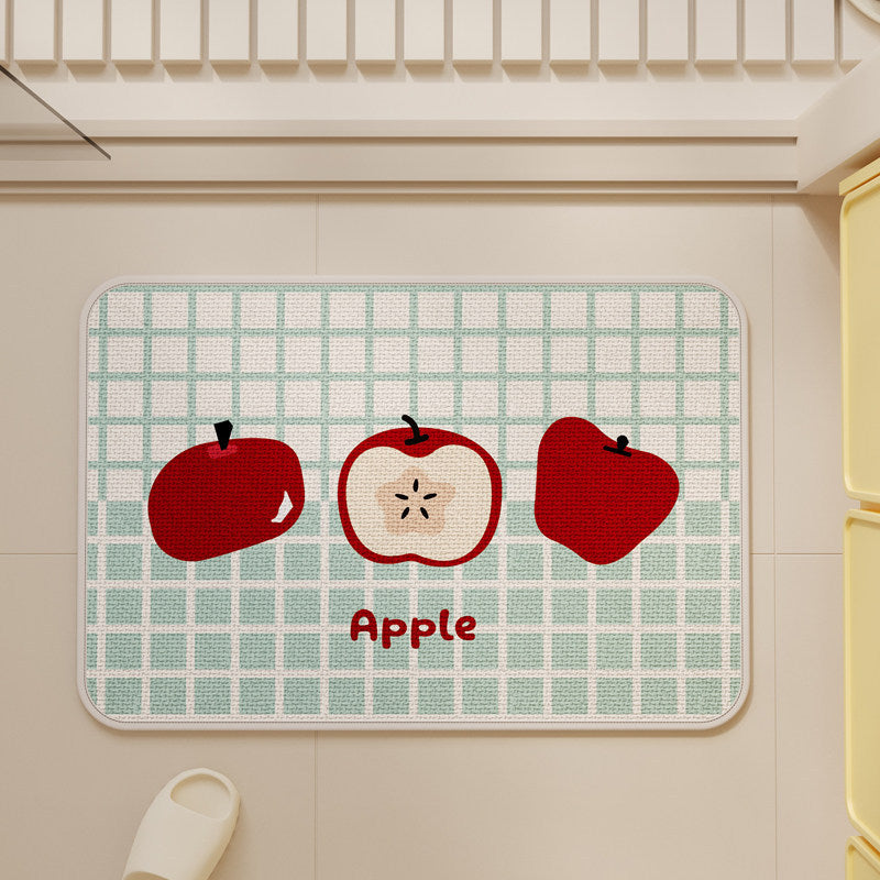 Cute Bunny-Themed Decorative Floor Mat