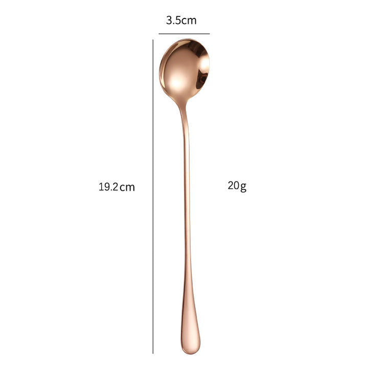 Elegant teaspoon with polished gold surface Kalsten