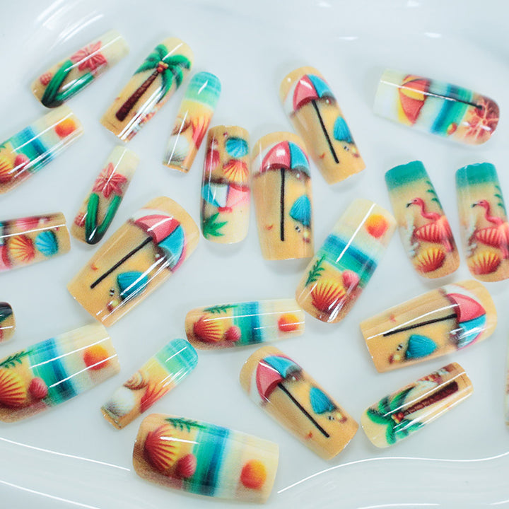 Coastal Paradise Nail Art Kalsten