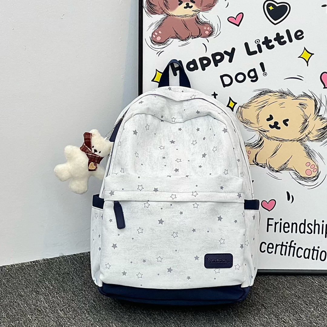 Casual Star Pattern Backpack