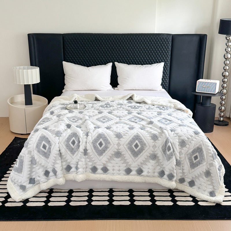 Decorative Fleece Throw Blanket