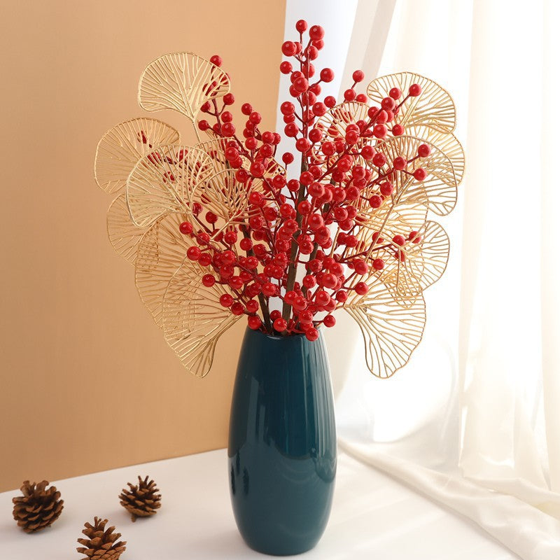 Festive Berry and Eucalyptus Arrangement