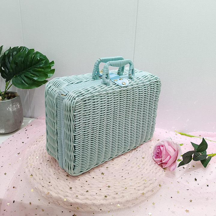 Ladies Stylish Rat Box with Practical Handles Kalsten