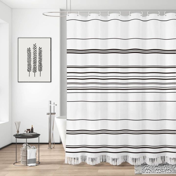 Artisan Stripe Shower Curtain Kalsten
