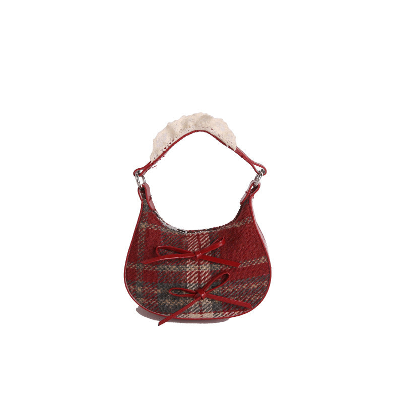 WoStylish Plaid Patterned Handbag Kalsten
