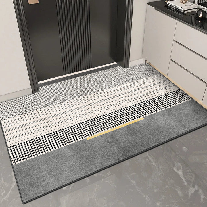 Decorative Half-Circle Entrance Mat