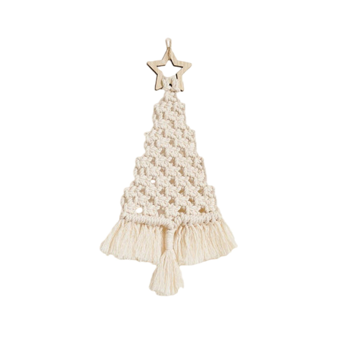 Festive Macrame Christmas Tree Ornament Kalsten