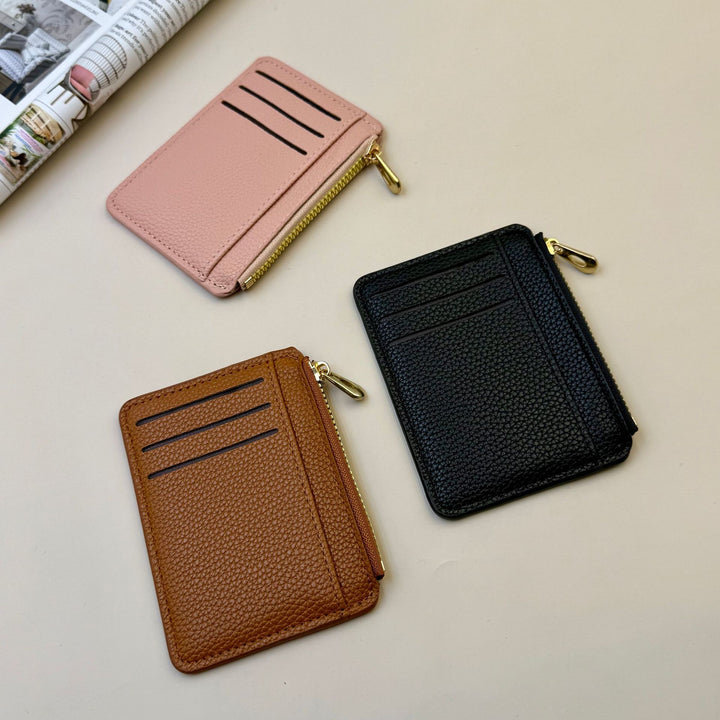 RFID-Blocking Leather Card Holder