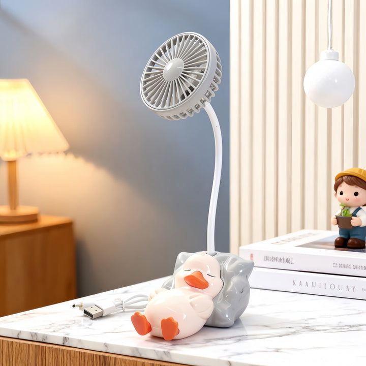 Ladies Funny USB Table Fan with Animal Design Kalsten