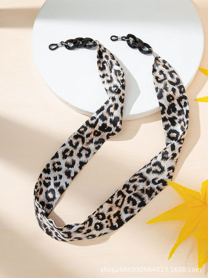 Chic Animal Print Eyewear Chain Kalsten