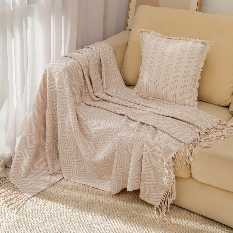 Decorative Woven Throw Blanket Kalsten