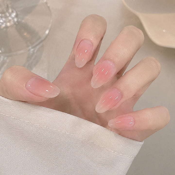 Elegant Floral Bow Press-On Nail Tips Kalsten