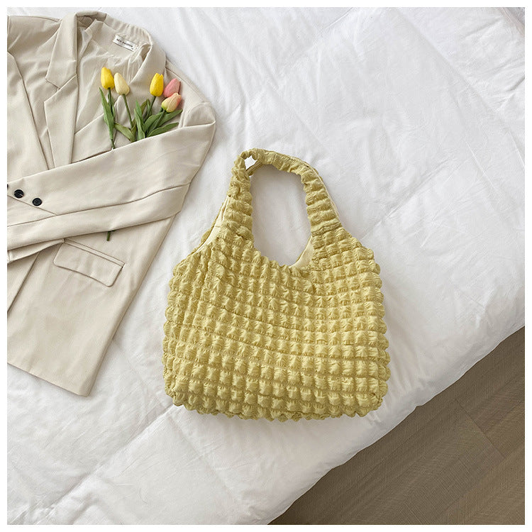 Textured Knit Handbag