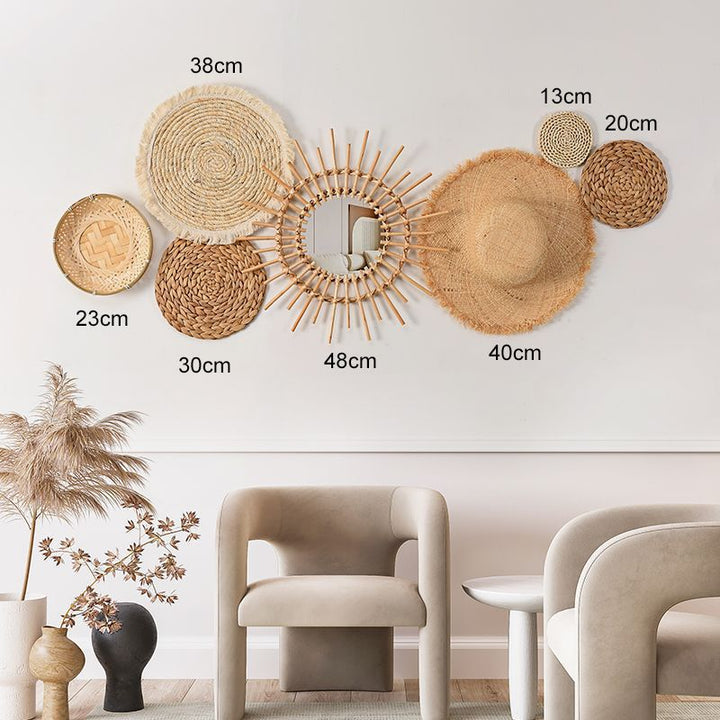 Elegant Wall Decoration Made of Natural Materials Kalsten