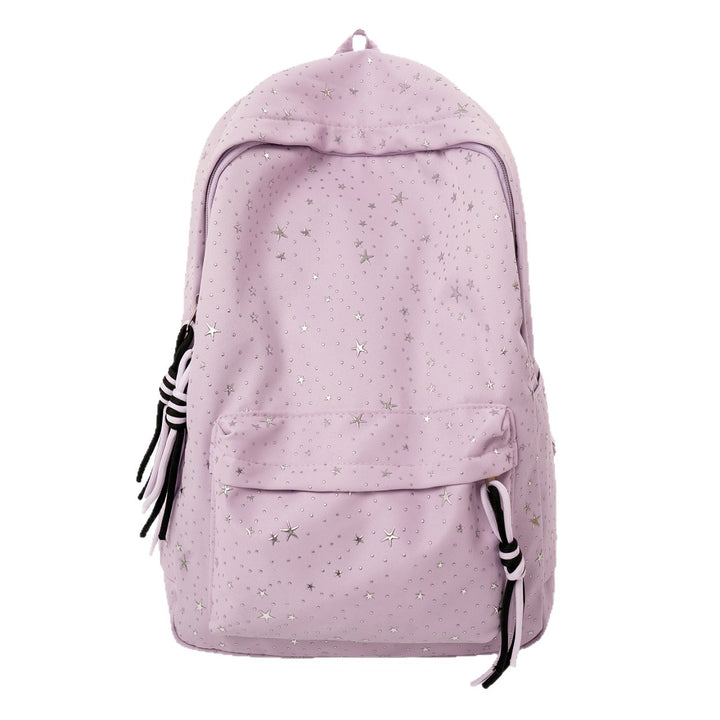 Star-Embellished Lightweight Backpack Kalsten
