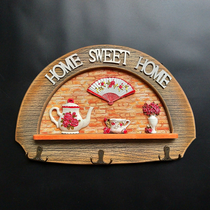 Home Sweet Home Decorative Wall Shelf