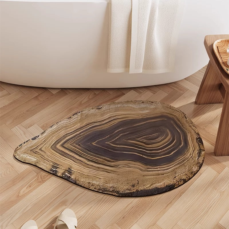 Artistic Circular Area Rug for Indoor Home Decor