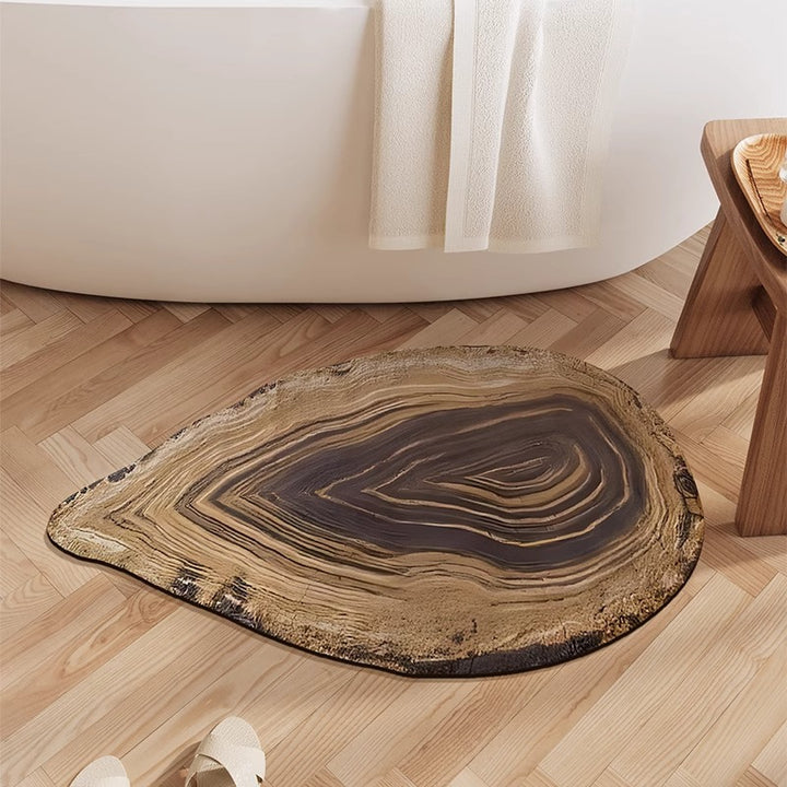 Artistic Circular Area Rug for Indoor Home Decor