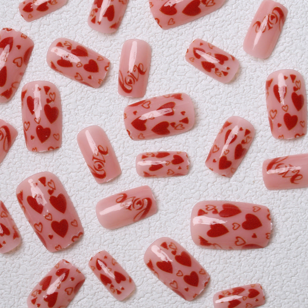 Love-Themed Press-On Nails Kalsten