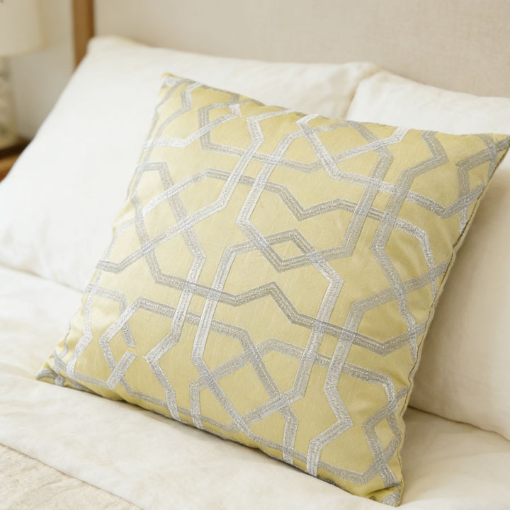 Geometric Pattern Throw Pillow