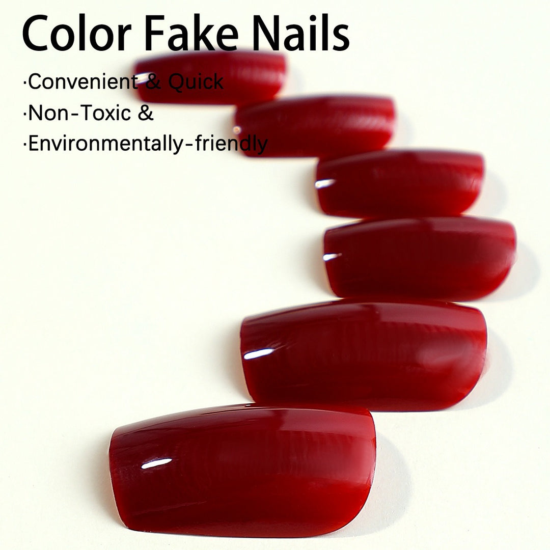 Artificial nail set with elegant, glossy finish Kalsten
