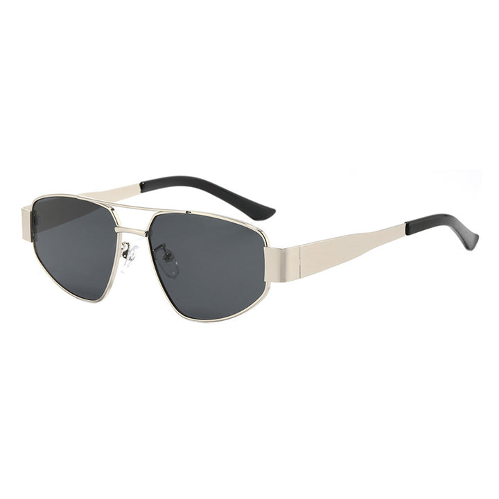 Men's Aviator-Style Metallic Sunglasses Kalsten