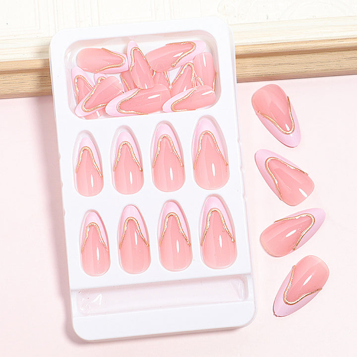 Elegant French Tip Nail Art Set Kalsten
