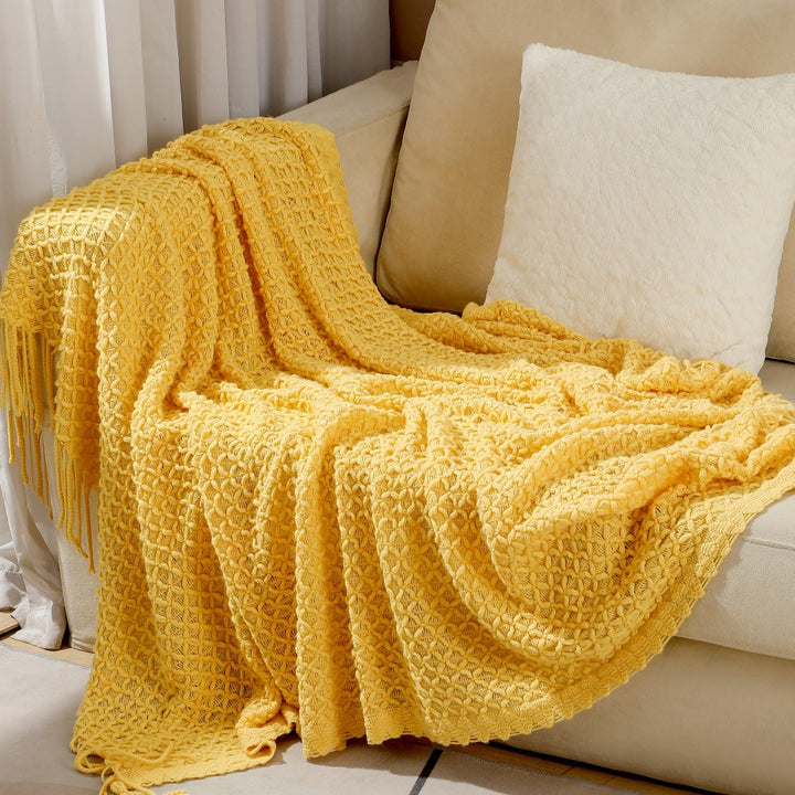 Decorative Woven Throw Blanket