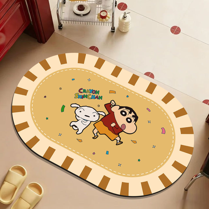 Cartoon Character Bathroom Mat