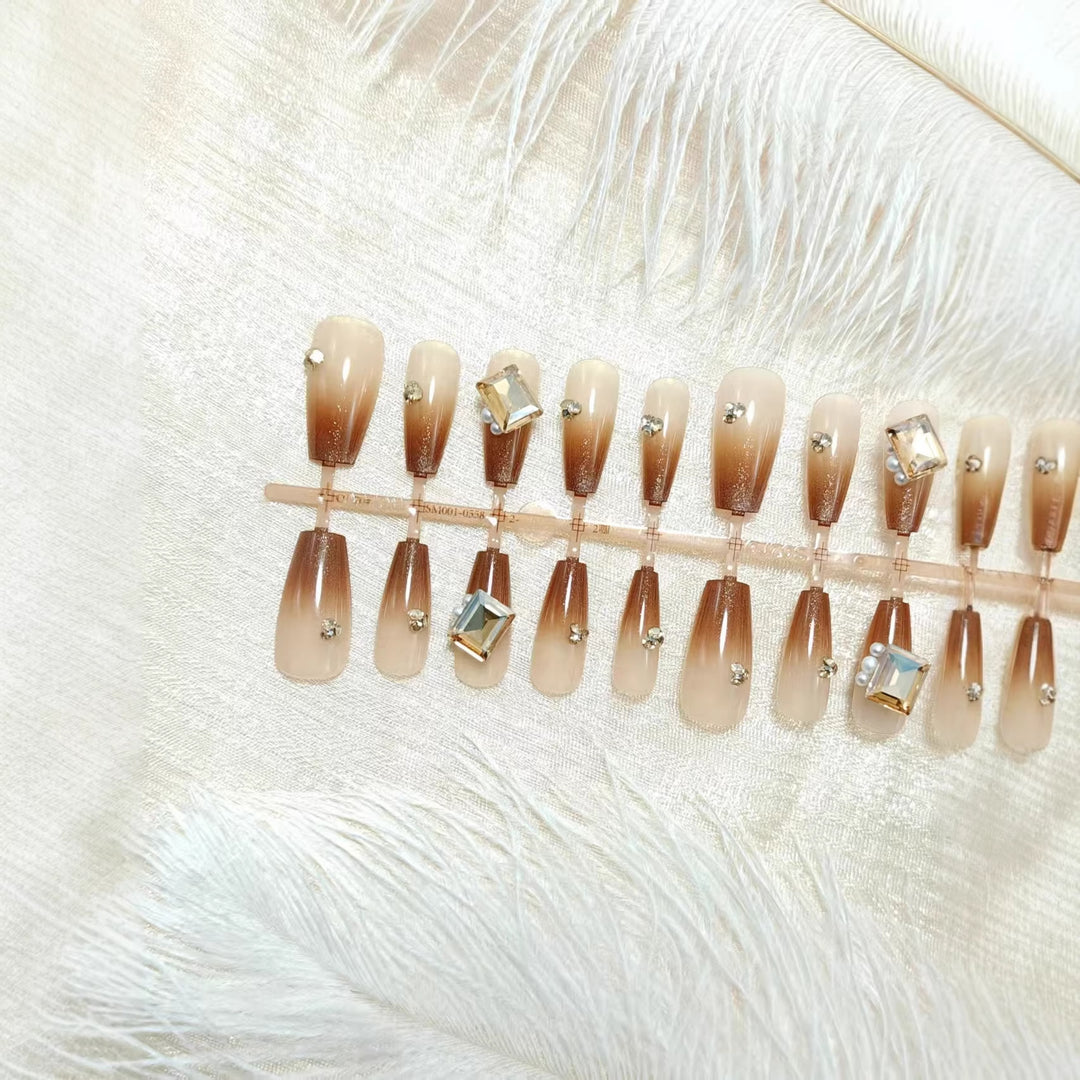 Glamorous Art Nails In The Elegant Ombre Design Kalsten