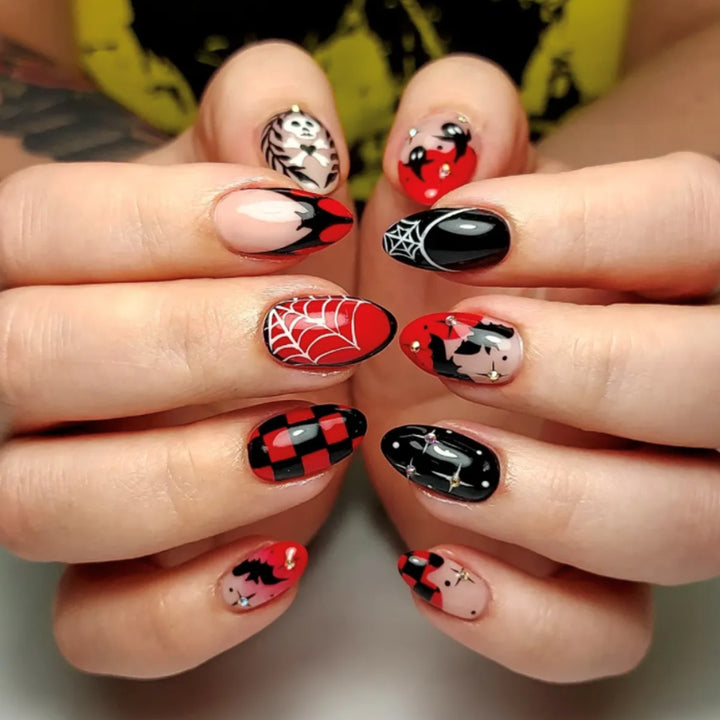 Halloween-Themed 3D Nail Art Extensions Kalsten 1789713348