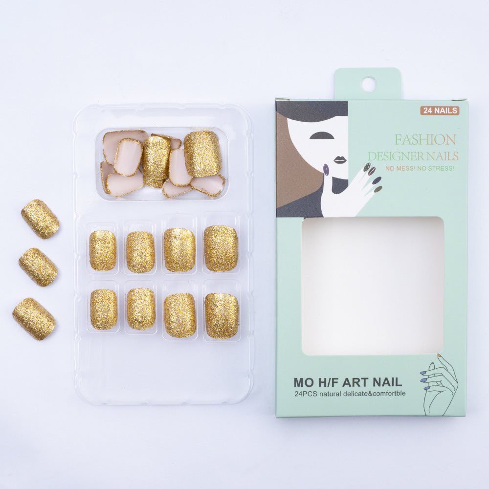 Glitter Artificial Nails Kalsten