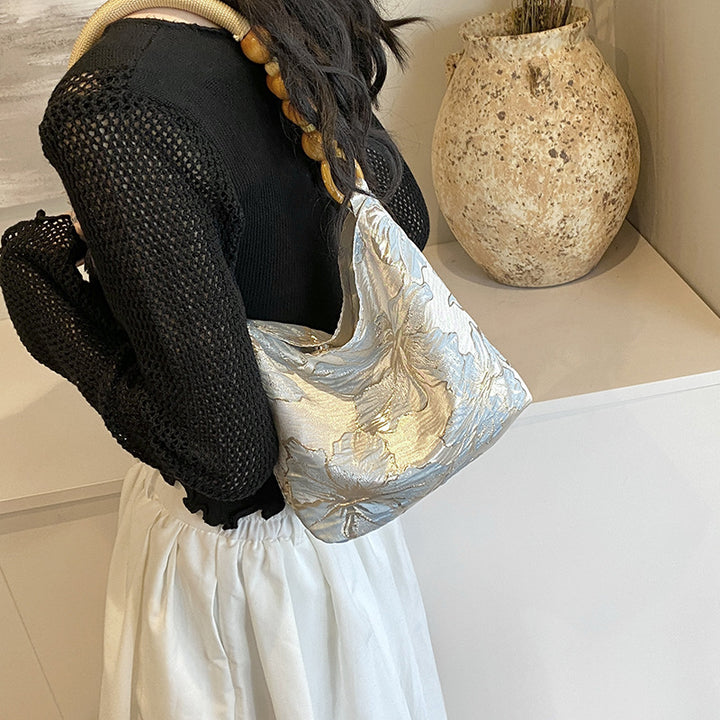 Elegant Butterfly Print Handbag