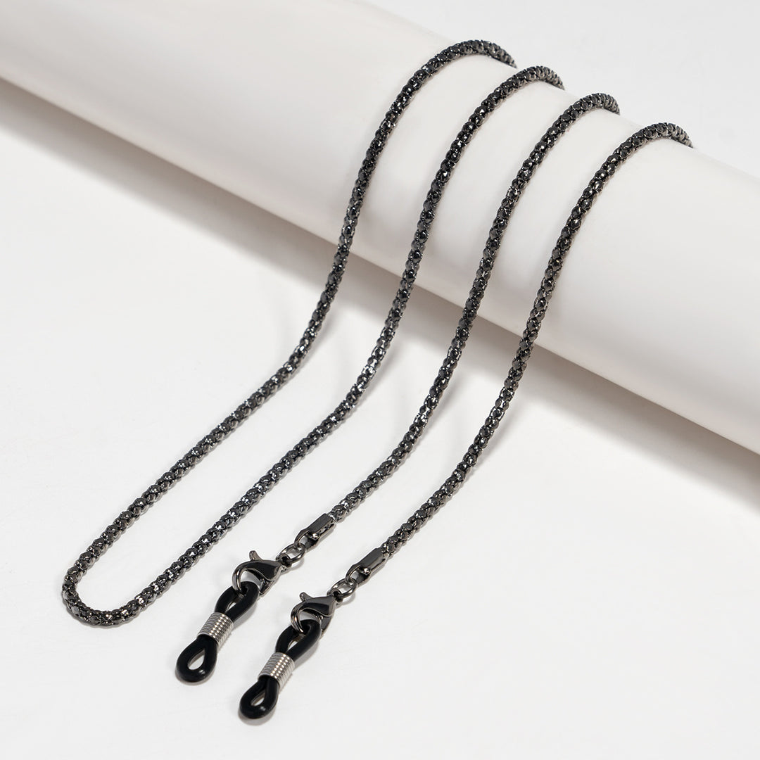 Elegant Silver-Plated Eyewear Chain Kalsten