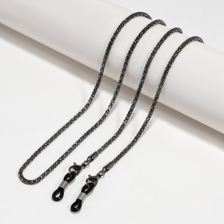 Elegant Silver-Plated Eyewear Chain Kalsten